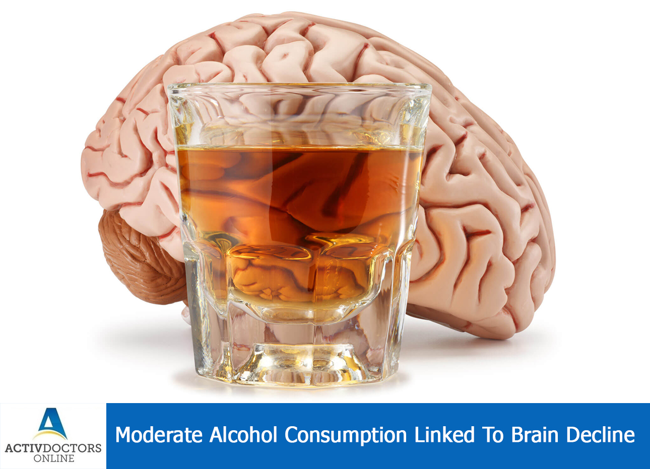 Moderate Alcohol Consumption Linked To Brain Decline